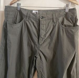 The North Face Men's Sprag Industrial Pants Size 36X29 Green Hiking Techwear